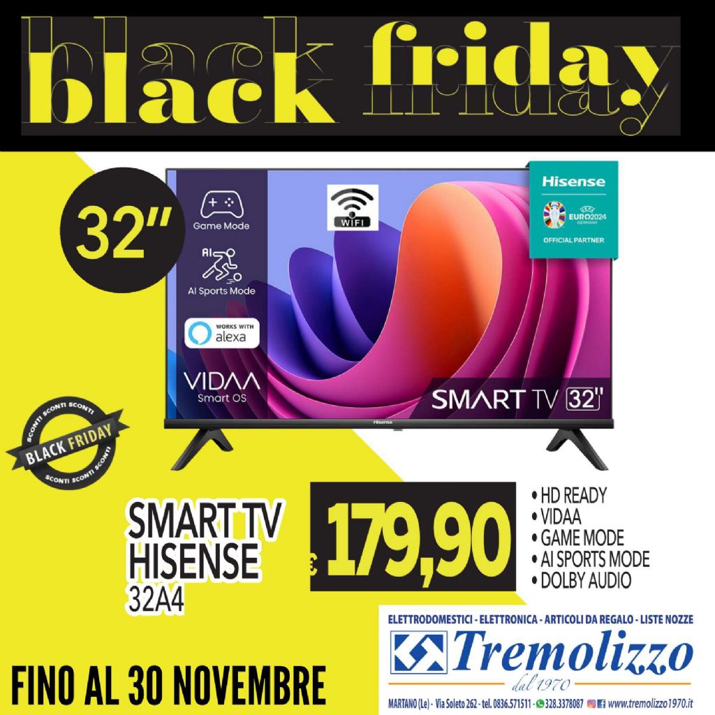 TV HISENSE 32A49K 32''