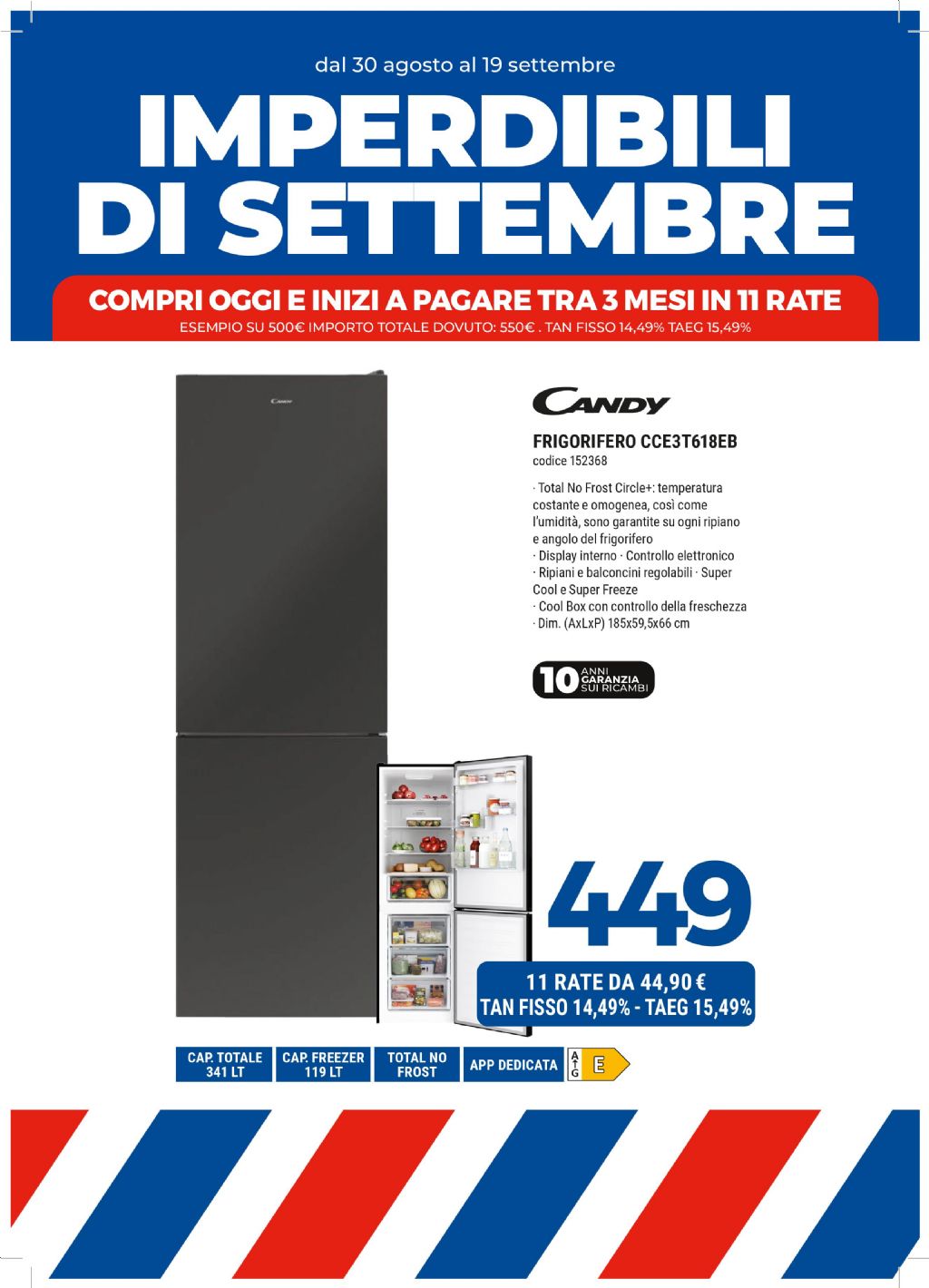 FRIGO CANDY CCE3T618EB