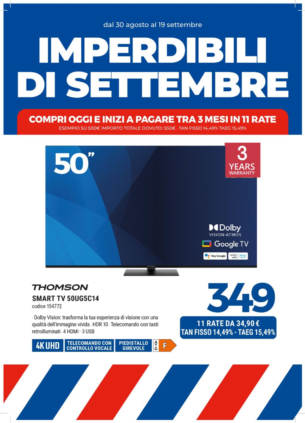 TV THOMSON 50UG5C14 50''