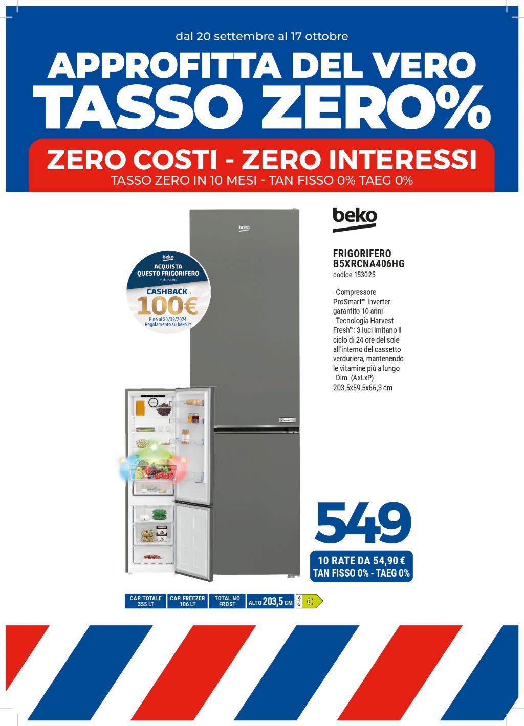 FRIGO BEKO B5XRCNA406HG