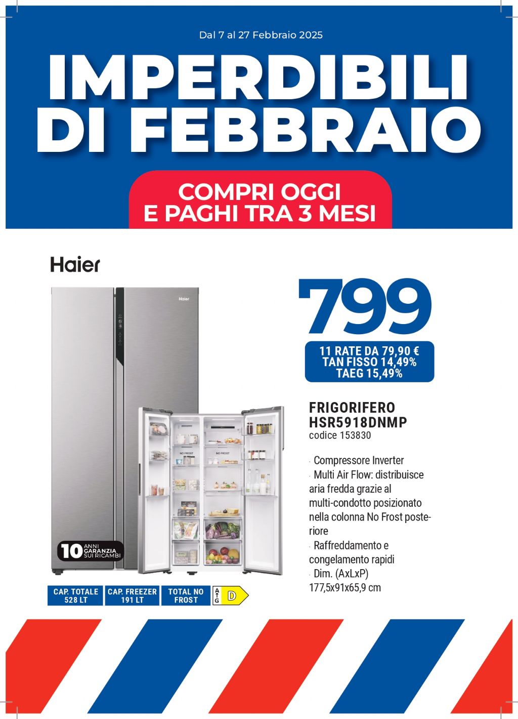 FRIGO HAIER HSR5918DNMP