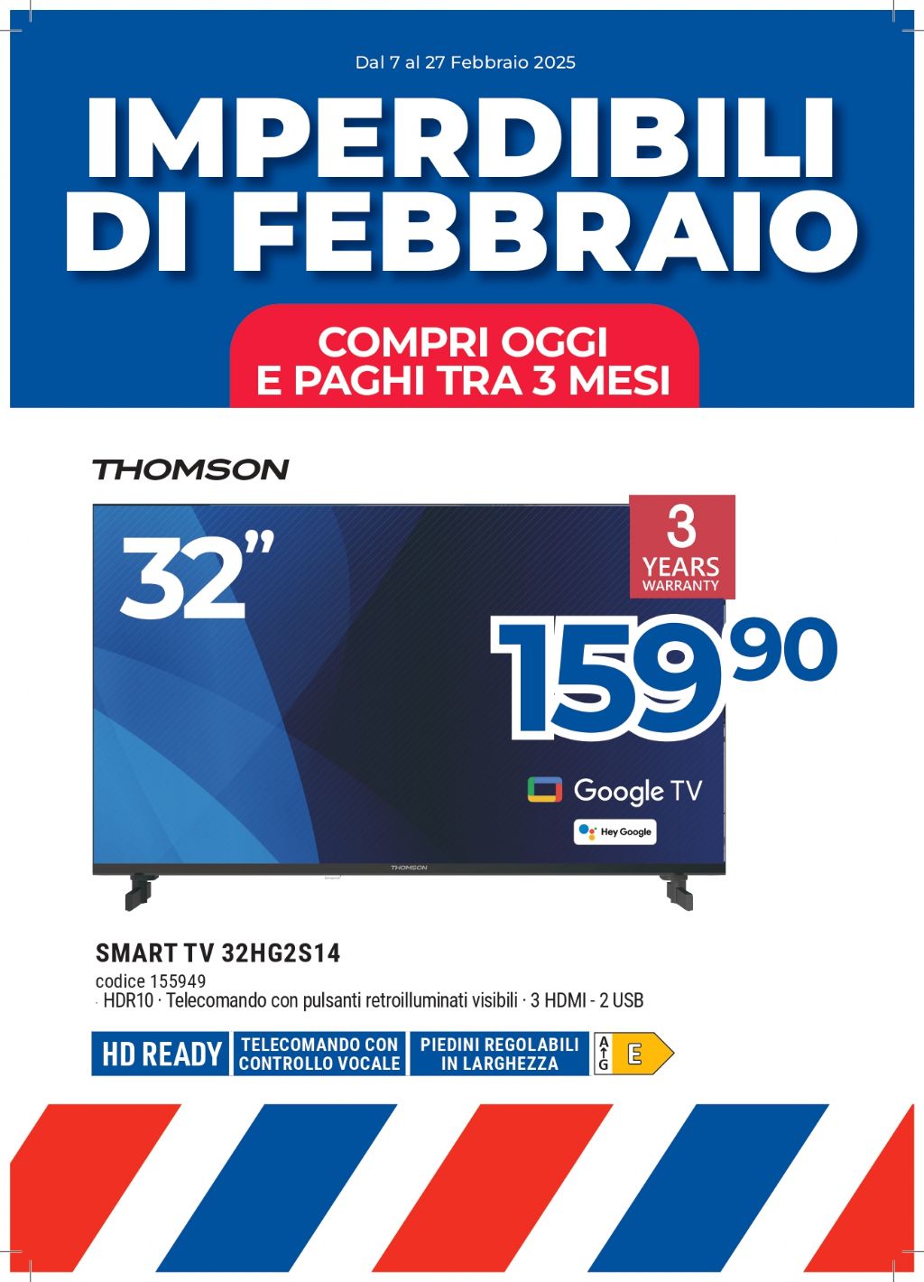 TV THOMSON 32HG2S14 32''