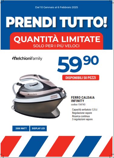 FERRO CALDAIA INFINITY MELCHIONI FAMILY 