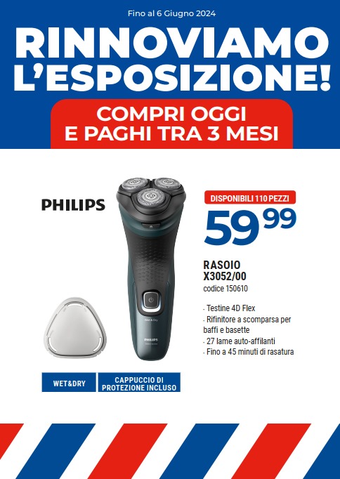 RASOIO PHILIPS X3052/00