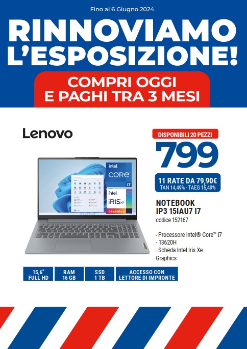 PC LENOVO IP315IAU7-I7