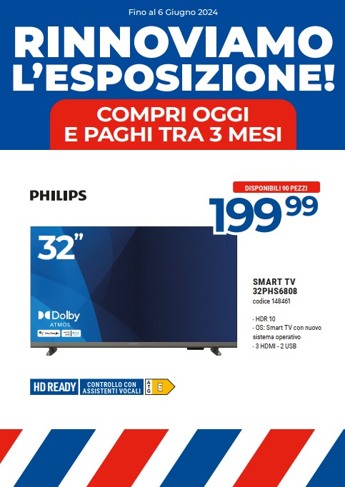 PHILIPS 32PFS6808 32'' FULL HD SMART TV 