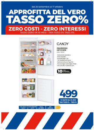 FRIGO CANDY CBT3518EW INCASSO